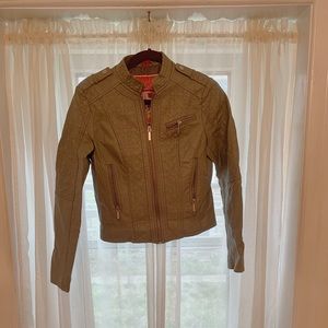 Army Pleather Jacket